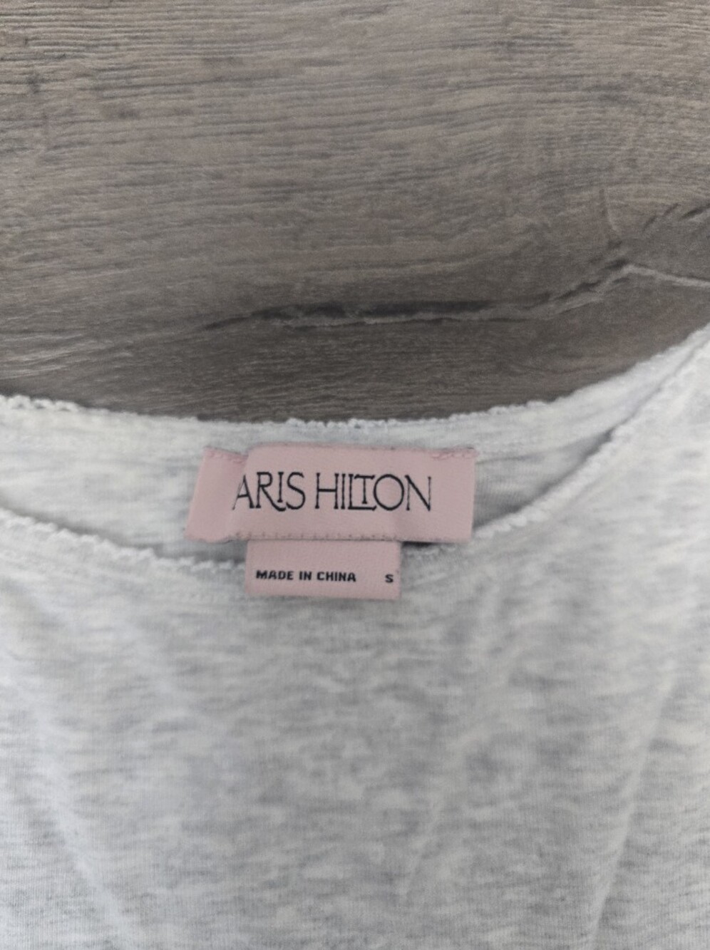 Paris Hilton Loungwear Set Grey Size Small Comfy Scalloped Hems Adjustable Strap - Picture 3 of 11